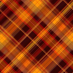 Abstract plaid design featuring rich autumn colors. Perfect for seasonal backgrounds, textiles, and design projects evoking warmth and coziness.