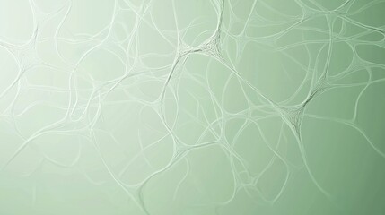 Intricate network of lines intertwining and branching, forming a complex and interconnected structure on a subtle gradient background