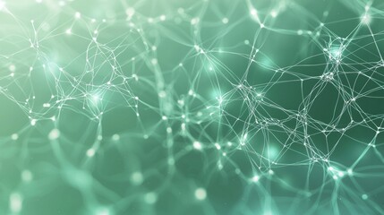 Intricate digital network symbolizing data flow and interconnectedness in the digital age