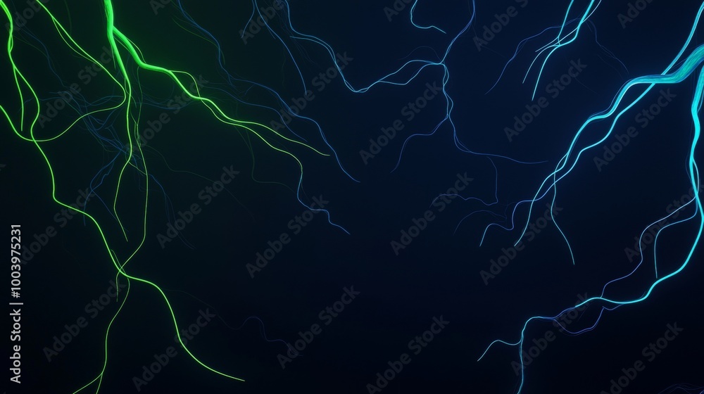 Aufkleber abstract background with glowing lines swirling and flowing in a chaotic manner. perfect for website