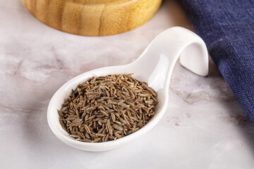 Zeera seeds in the bowl