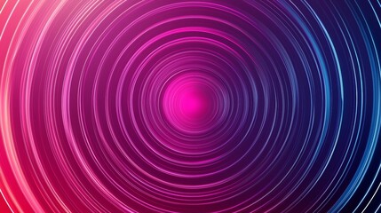 Light trails forming a tunnel with pink and blue gradient background, perfect for technology, music, or abstract themed projects
