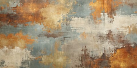 Obraz premium Abstract Textured Background in Earthy Tones with Blurry Brushstrokes and Subtle Color Variations