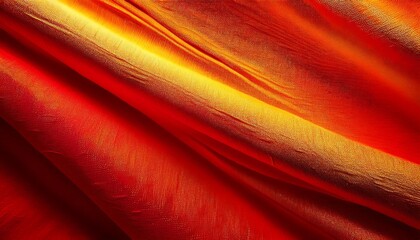 Vibrant Red and Yellow Background Featuring a Beautiful Linen Texture: An Eye-Catching Design Element That Evokes Warmth, Energy, and Freshness, Perfect for Various Creative Projects and Applications.