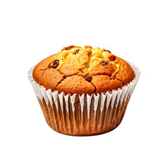 Illustration of Delicious muffin on white background.