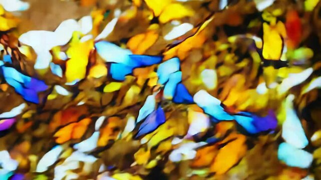 Many different bright butterflies as background, butterfly backgound
