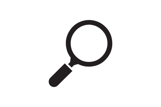 recommend clip art: magnifying glass clipart vector silhouette isolated in white background
