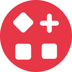 Fototapeta premium Widgets glyph circle icon