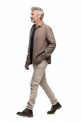 Fototapeta premium Walking footwear standing jacket.