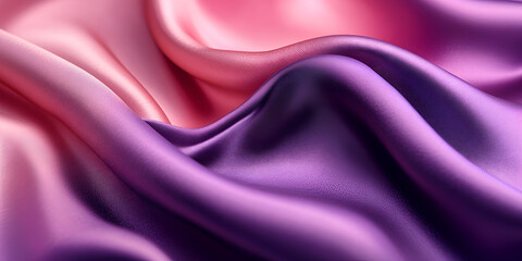 Obraz premium Elegant Purple Satin Fabric Texture
