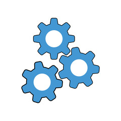 settings glyph icon ,Gear icon vector. Mechanics icon vector set. Engineering symbol or logo.