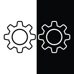 setting Icon vector illustration. Cog settings sign or Gear Sign icon for web and app..eps.