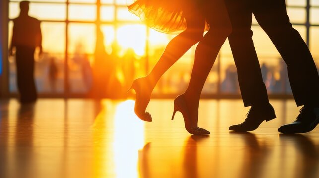 Latin dance workout class with a focus on fast footwork and dynamic moves