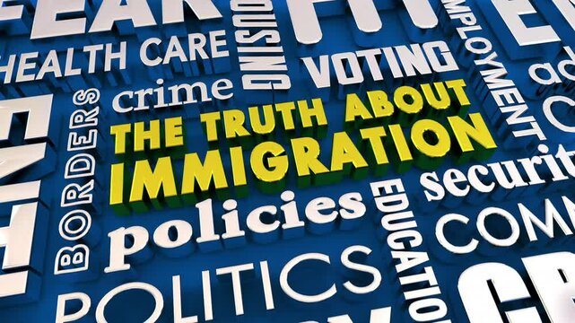 Truth About Immigration News Headlines Jobs Crime Statistics 3d Animation