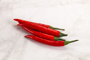 Spice ripe red chili pepper