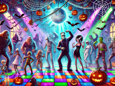 Monster Disco Halloween Bash