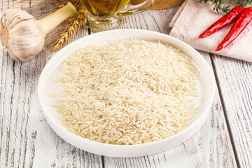 Indian cuisine - raw basmati rice