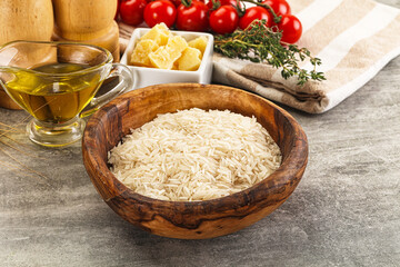 Indian cuisine - raw basmati rice