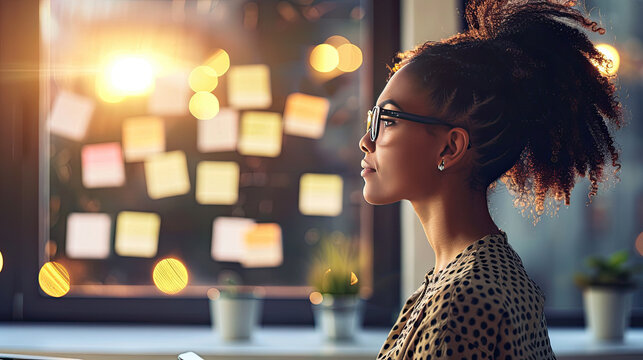 Angel investor with halo evaluating startup pitch, serene smile in soft morning light, entrepreneurial success concept