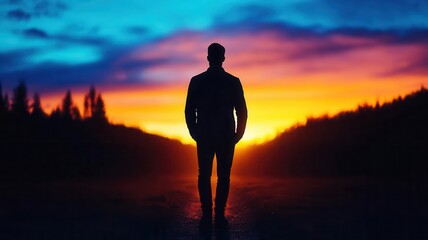 Disciplined mindset journey with clear, focused thought paths, work hard  discipline  mindset, mental fortitude