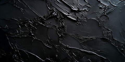 Black Rugged Texture Background