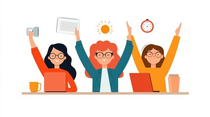 Daily routine centered on balanced activities, work, rest, and play harmonized, work hard  balance  routine, structured life