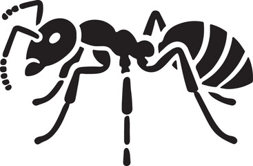 Ant Vector Silhouette, Ant Illustration, Ant Art Hand Drawn Line Art, Silhouettes of Ants