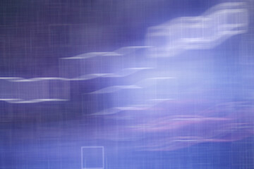 blurred abstract / blue violet gradient background square bokeh, beautiful technological modern background, blurred lines abstract gray