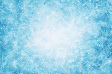 blue snow background abstract blurred