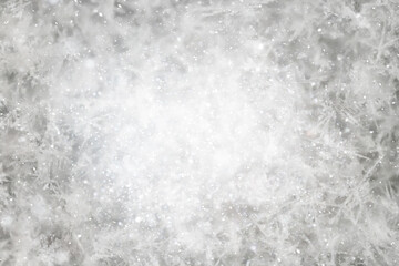 ice snow crystals background abstract white winter