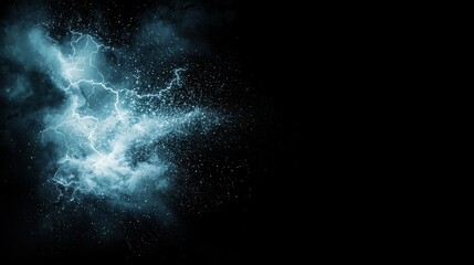 Illuminating Power - Concept of Electricity and Energy with Lightning Bolts on White Background
