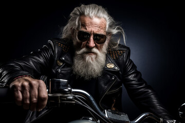 Brutal metal music lover rocker band member diversity age, cool punk style, Generative AI photo