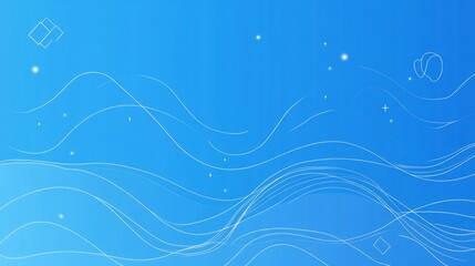 Modern abstract blue background with diagonal line. Simple graphic design element. Futuristic concept. Horizontal banner template with space for your text. Vector