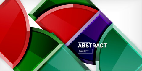 Triangle circles background. Vector Illustration For Wallpaper, Banner, Background, Card, Book Illustration, landing page