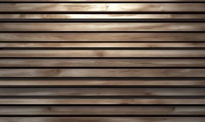 Obraz premium Wooden wall. Texture of wood panels. Pattern of slats with horizontal stripes. Modern interior fences and partitions used in architecture. Cladding from boards is a building material. 