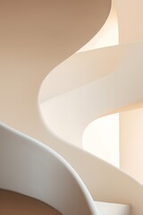 Architecture staircase daylighting simplicity.