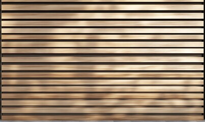 Fototapeta premium Wooden wall. Texture of wood panels. Pattern of slats with horizontal stripes. Modern interior fences and partitions used in architecture. Cladding from boards is a building material. 