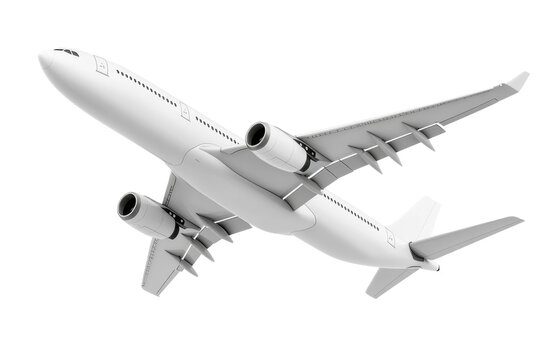 airplane isolated on white