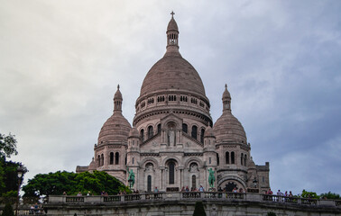 Obraz premium The sacre coeur in montmartre, Paris