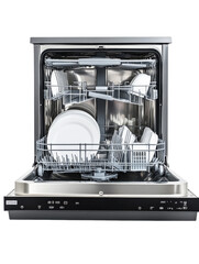 dishwasher in the kitchen isolated