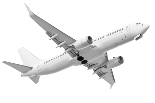 airplane isolated on white