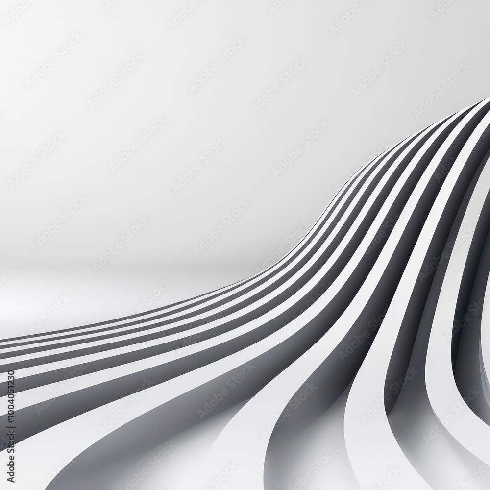 Poster abstract diagonal lines forming a minimalist pattern