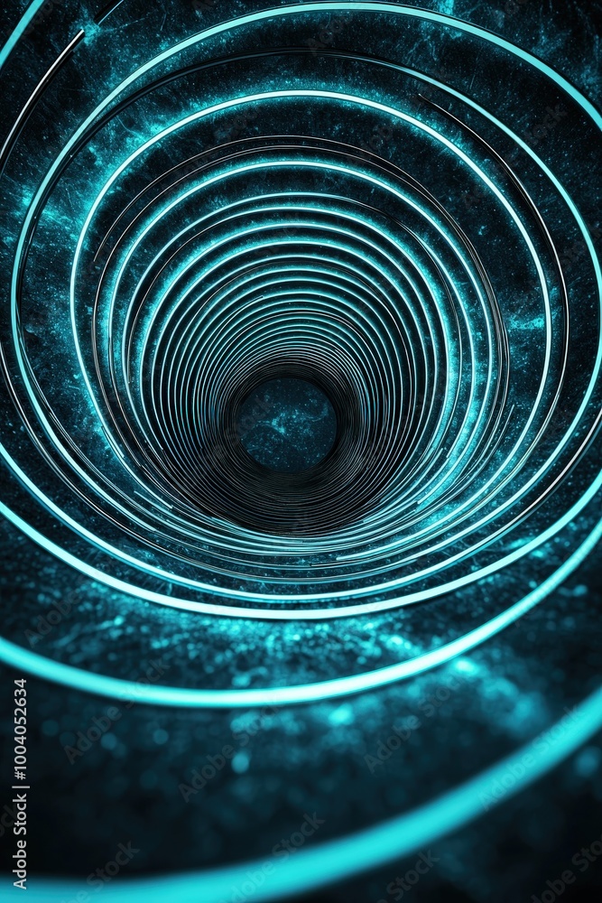 Poster abstract texture of glowing neon lines creating a grid pattern