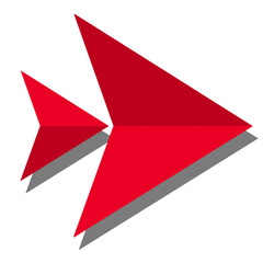 arrow icon, red arrow on white, red and white arrow, red arrow icon, red arrow sign, arrow, sign, icon, png of arrow, transparent, arrow sign, arrow design, red arrow with shadow