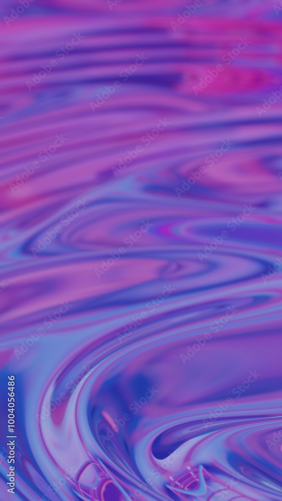Poster abstract wave-like texture with purple and blue gradients in soft focus