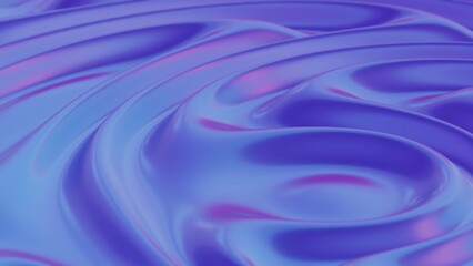 Abstract wave-like texture with purple and blue gradients in soft focus