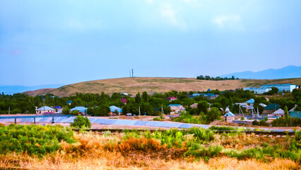 Obraz premium Landscape of Kazakhstan's nature