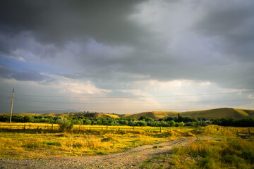 Obraz premium Landscape of Kazakhstan's nature