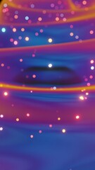 Obraz premium Colorful bokeh lights on abstract gradient background..