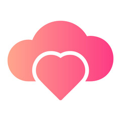 cloud gradient icon